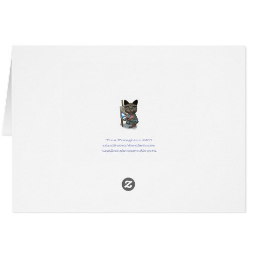 Chat avec Vespa-kaart (Achterkant Horizontaal)