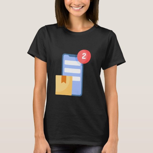 Chat Berichttekst Berichtgeving mobiele telefoon T-shirt (Voorkant)