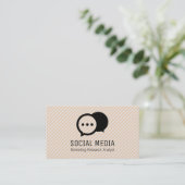 Chat Bubbles | Groep | Stripes Visitekaartje (Staand voorkant)