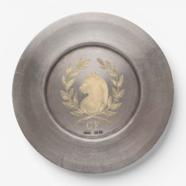 Chat d'Argent Antieke Gouden & Zilveren Papieren B Bordje