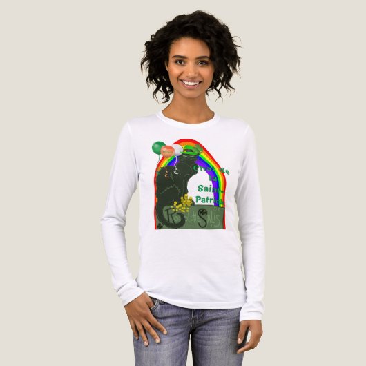 Chat De La St Patrick  Tri-Blend Shirt (Voorkant)