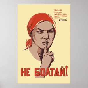 Chat de Sovjet-Poster niet Poster