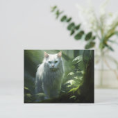 Chat Foret 4 Briefkaart (Staand voorkant)