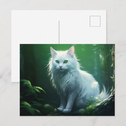 Chat Foret 5 Briefkaart (Voorkant / Achterkant)