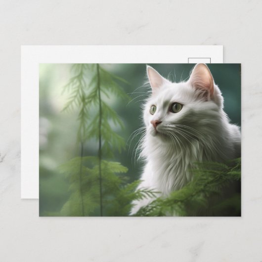 Chat Foret 7 Briefkaart (Voorkant / Achterkant)