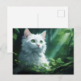 Chat Foret 8-briefkaart Briefkaart