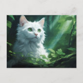 Chat Foret 8-briefkaart Briefkaart (Voorkant)