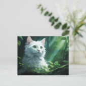 Chat Foret 8-briefkaart Briefkaart (Staand voorkant)