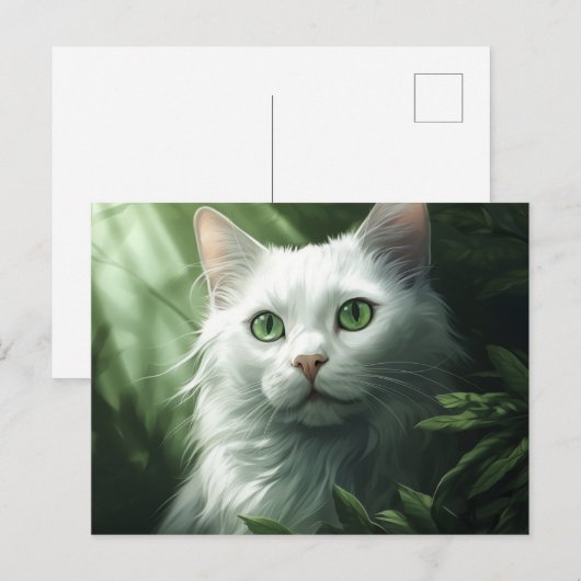 Chat Foret 9-briefkaart Briefkaart (Voorkant / Achterkant)