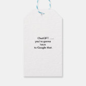 Chat GPT AI Gift label Cadeaulabel (Achterkant)