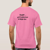 Chat GPT...Dat moet je googelen - Roze T-shirt (Achterkant)