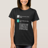 Chat GPT Liefdesadvies Funny AI T-shirt (Voorkant)