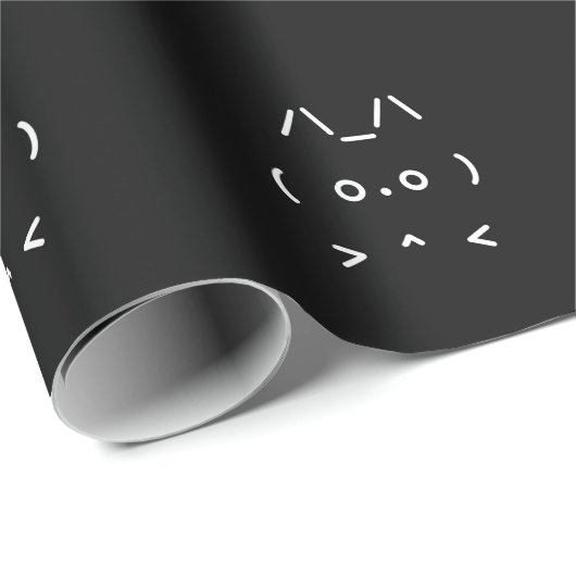 Chat GPT Tech-Savvy Wrapping Paper zwart Cadeaupapier (Rol Hoek)