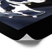Chat Is Deze Echte Skateboarden Koe Grappige Meme Poster (Hoek)