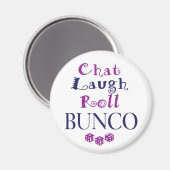 chat, lacht, rol - bunco magneet (Voorkant / Achterkant)