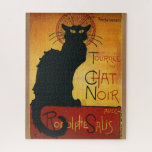 Chat Noir - afbeelding van zwarte kat Legpuzzel<br><div class="desc">Europese Cabaret, Music Hall, Dance, Entertainment Advertisements</div>