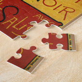 Chat Noir -  afbeelding van zwarte kat Legpuzzel (Zijkant)