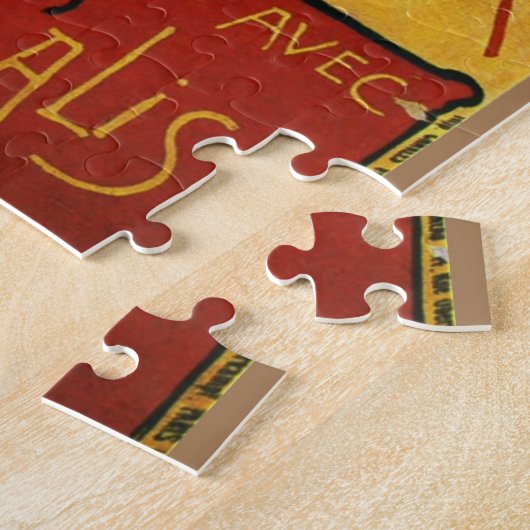 Chat Noir -  afbeelding van zwarte kat Legpuzzel (Zijkant)