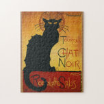 Chat Noir - afbeelding van zwarte kat Legpuzzel<br><div class="desc">Europese Cabaret, Music Hall, Dance, Entertainment Advertisements</div>