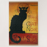 Chat Noir - afbeelding van zwarte kat Legpuzzel<br><div class="desc">Europese Cabaret, Music Hall, Dance, Entertainment Advertisements</div>