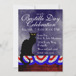 Chat Noir Bastille Day Kaart