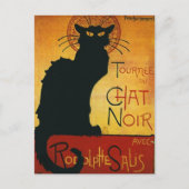 Chat Noir - Black Cat Briefkaart (Voorkant)