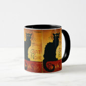 Chat Noir - Black Cat  Franse advertentie Mok (Voorkant rechts)