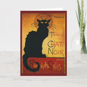 Chat Noir - Black Cat Kaart