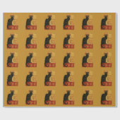 Chat Noir - Black Cat Kerst inpakpapier (Vlak)