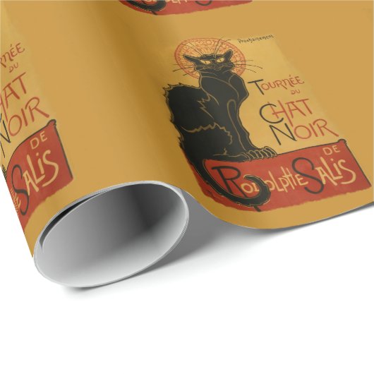 Chat Noir - Black Cat Kerst inpakpapier (Rol Hoek)