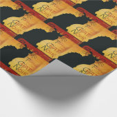 Chat Noir - Black Cat Kerst inpakpapier (Hoek)