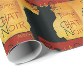 Chat Noir - Black Cat Kerst inpakpapier (Rol Hoek)