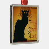 Chat Noir - Black Cat Metalen Ornament (Rechts)
