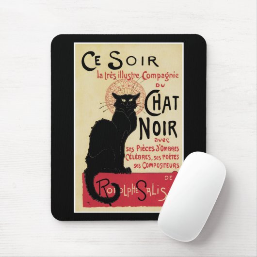 Chat Noir~Black Cat Muismat (Met muis)