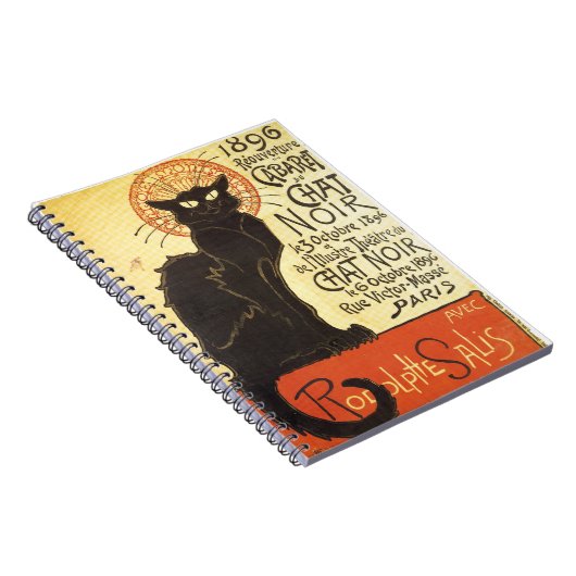 Chat Noir - Black Cat Notitieboek (Rechterzijde)