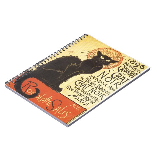 Chat Noir - Black Cat Notitieboek (Linkerzijde)