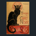 Chat Noir ~ Black Cat Poster<br><div class="desc">Creëer door Theophile Alexandre Steinlen begin jaren '00 als adverteren poster.</div>