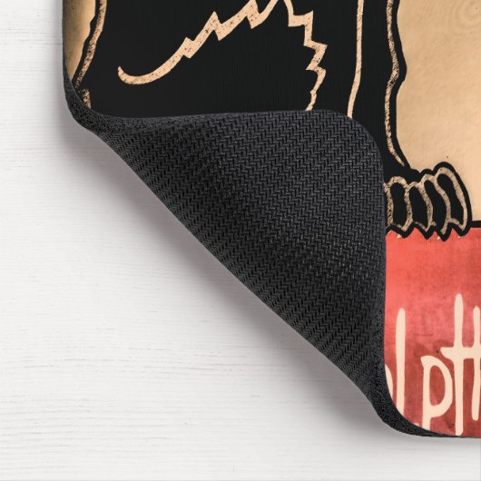 Chat Noir - Black Cat Poster Muismat (Hoek)