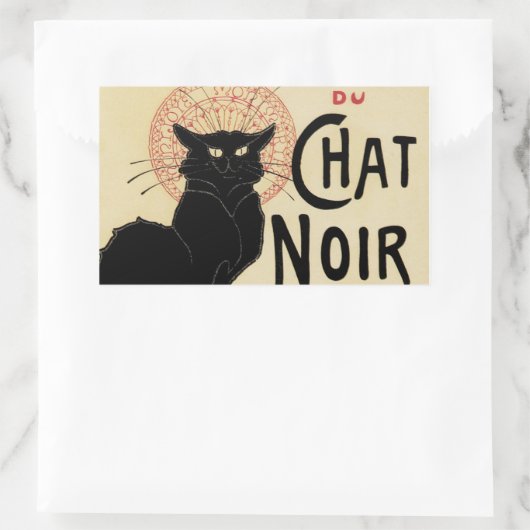 Chat Noir~Black Cat Rechthoekige Sticker (Tas)