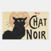 Chat Noir~Black Cat Rechthoekige Sticker (Voorkant)