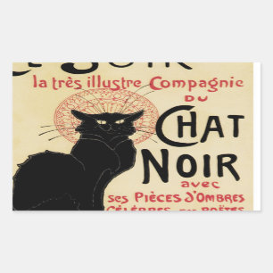 Chat Noir~Black Cat Rechthoekige Sticker