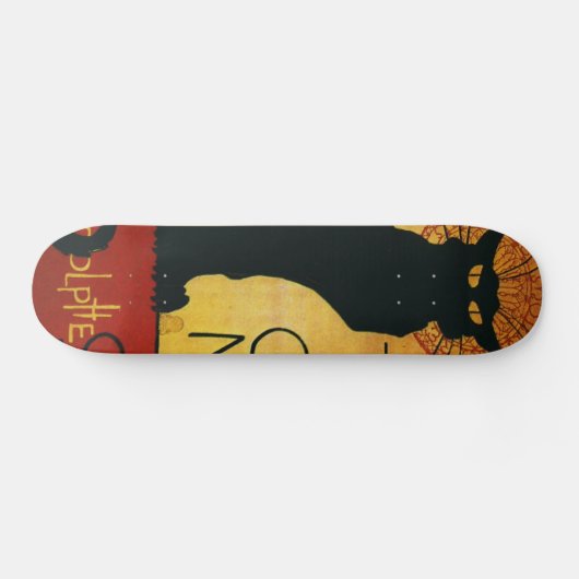 Chat Noir - Black Cat Skateboard (Horizontaal)