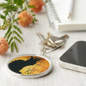 Chat Noir - Black Cat Sleutelhanger (Zijkant)