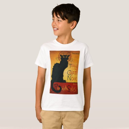 Chat Noir - Black Cat T-shirt (Voorkant volledig)