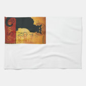 Chat Noir - Black Cat Theedoek (Horizontaal)