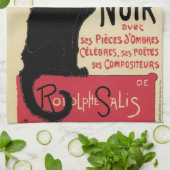 Chat Noir~Black Cat Theedoek (Gevouwen)