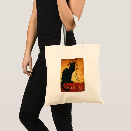 Chat Noir - Black Cat Tote Bag (Voorkant (product))