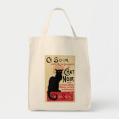 Chat Noir~Black Cat Tote Bag (Voorkant)
