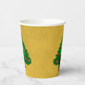 Chat Noir-Borden voor kerstpapier Papieren Bekers (Links)