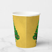 Chat Noir-Borden voor kerstpapier Papieren Bekers (Rechts)